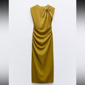 Elegant Mustard Yellow Dress